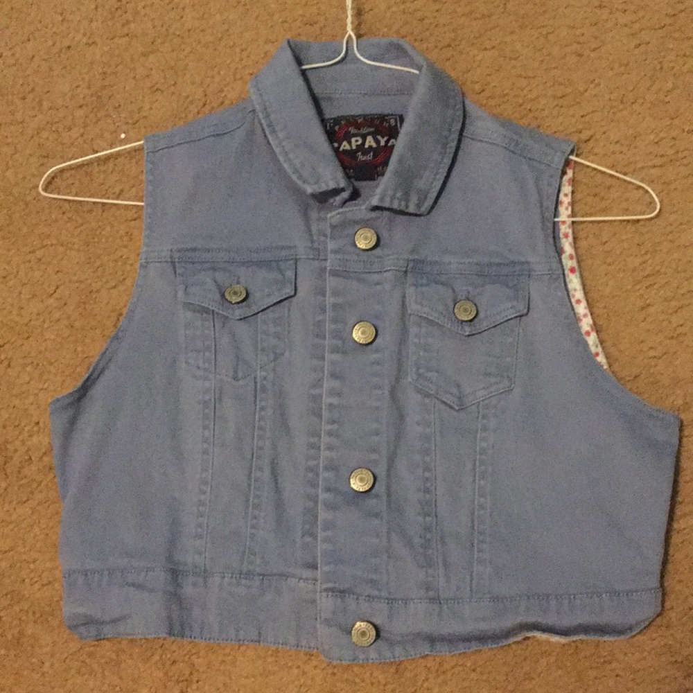 🌺Sleeveless Papaya Vest